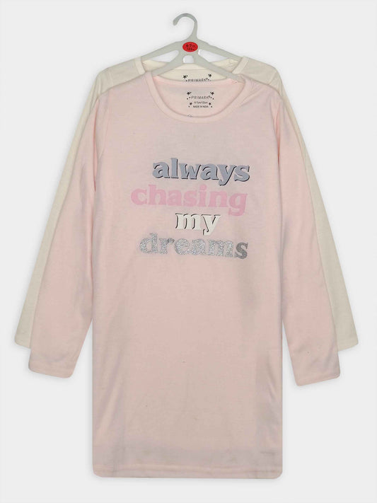 Girls 2 pack Short Nighty