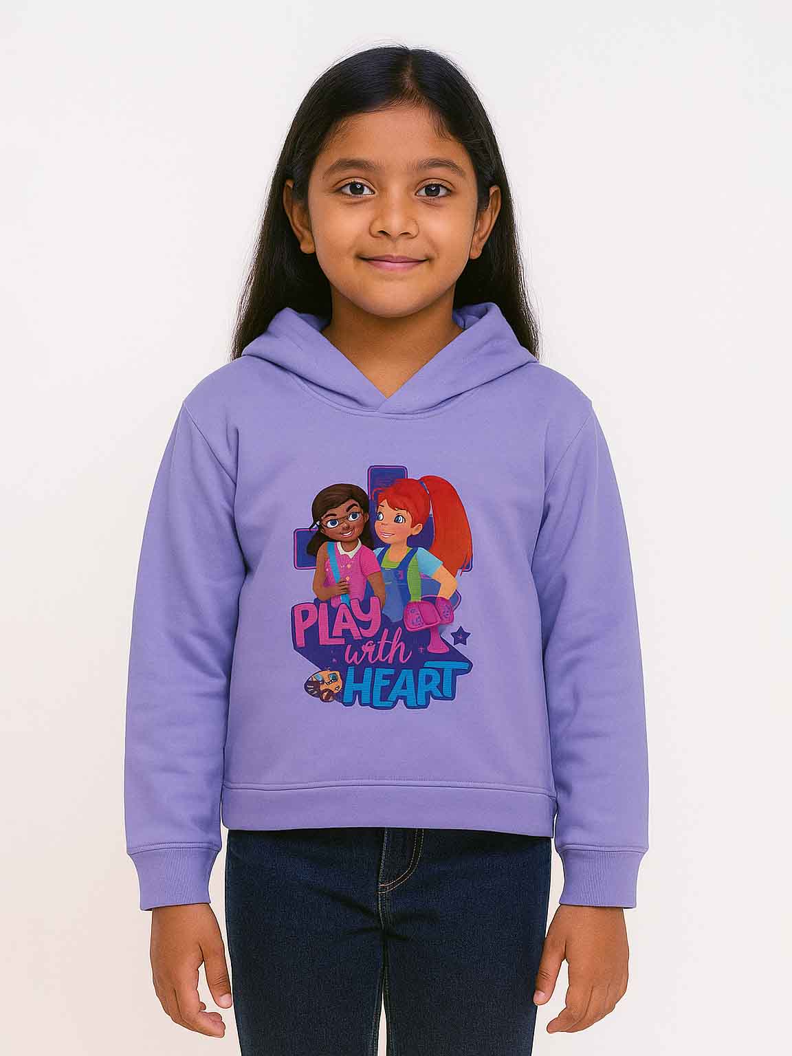 Girls Hooded Sweatshirt