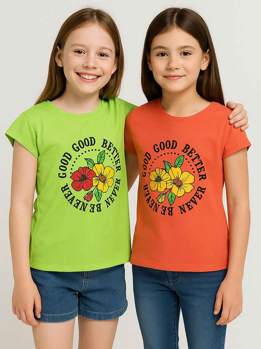 Girls Printed T Shirts