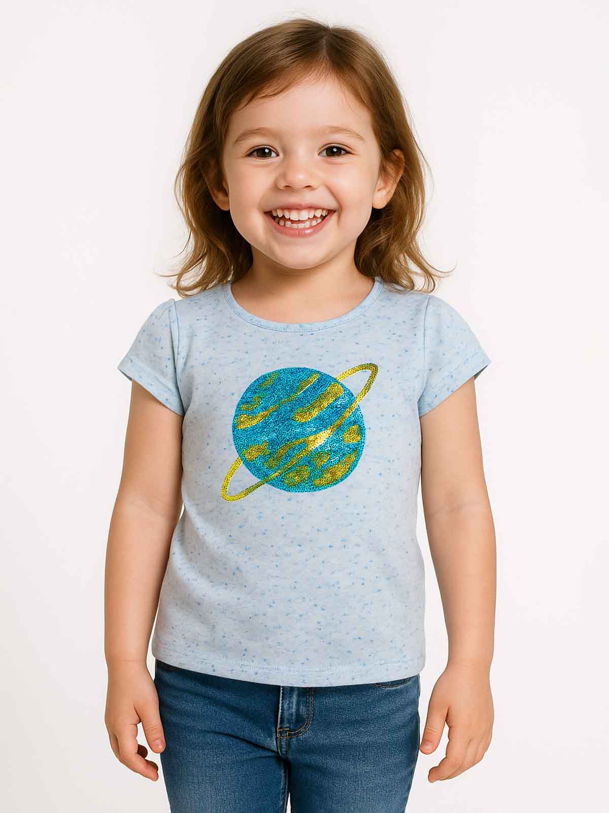 Girls Sequin Top