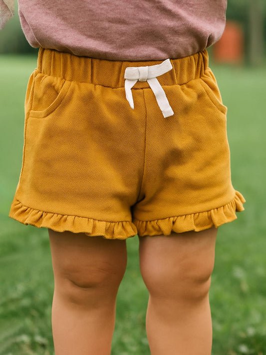 Girls Knit Hot Shorts