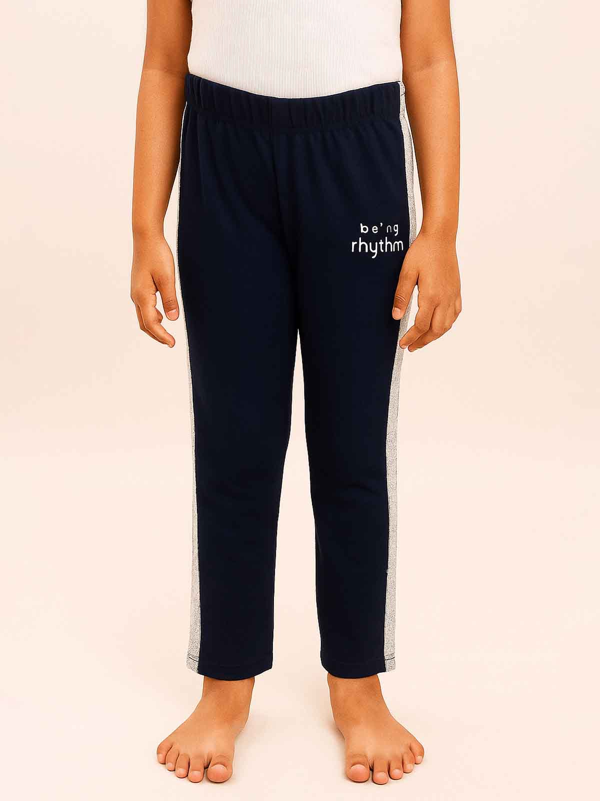 Girls French Terry Winter Pant Navy