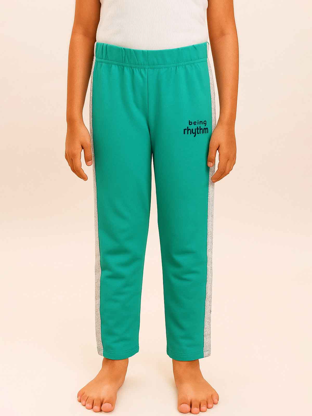 Girls French Terry Winter Pant Green