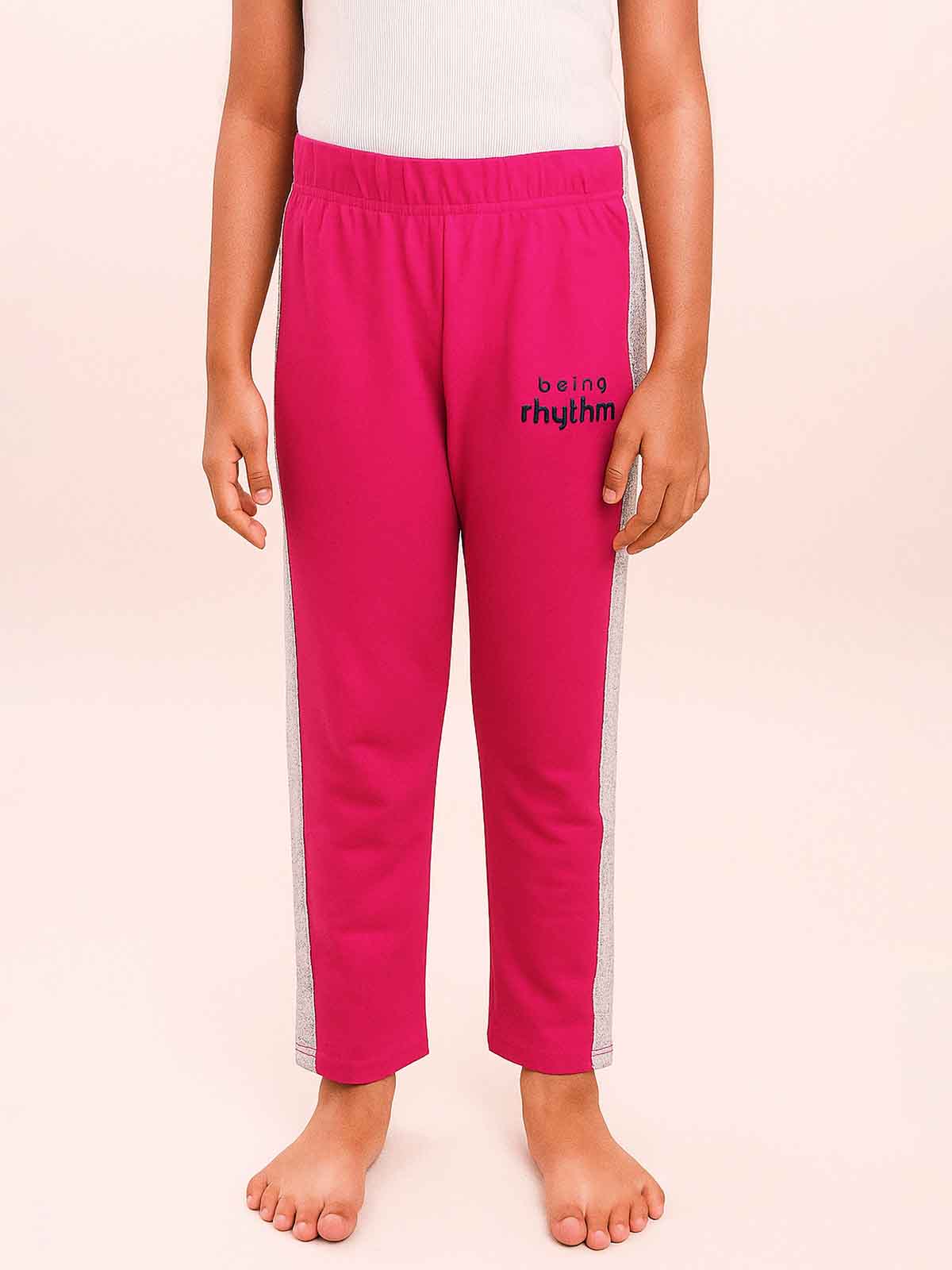 Girls French Terry Winter Pant Fuchsia