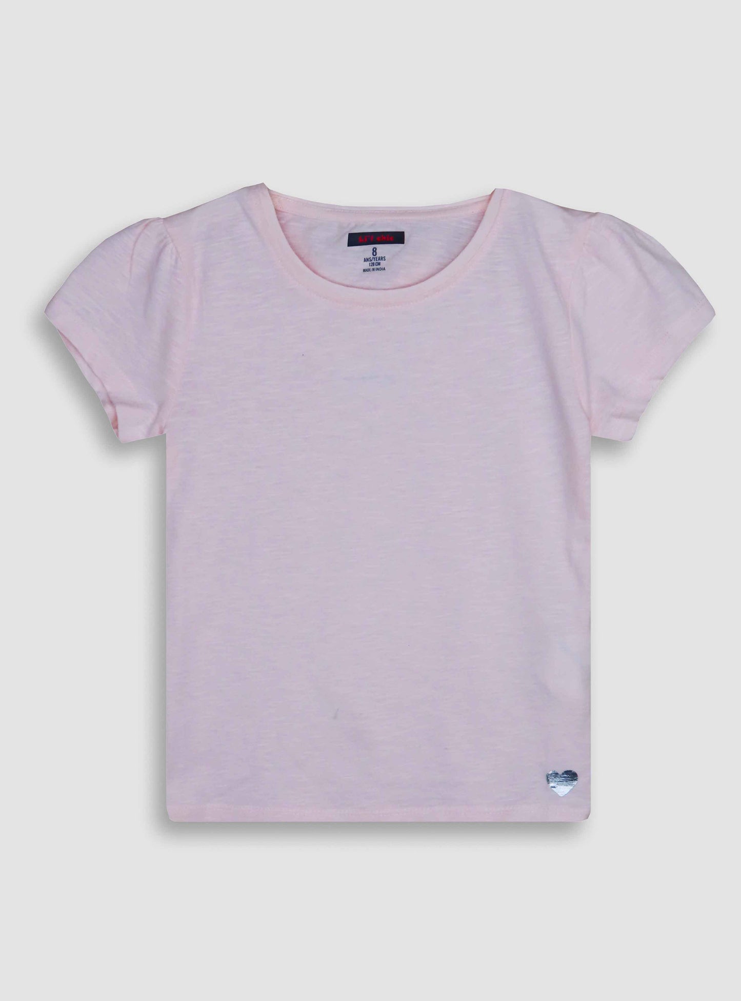Girls Short Sleeve Pink T-Shirt