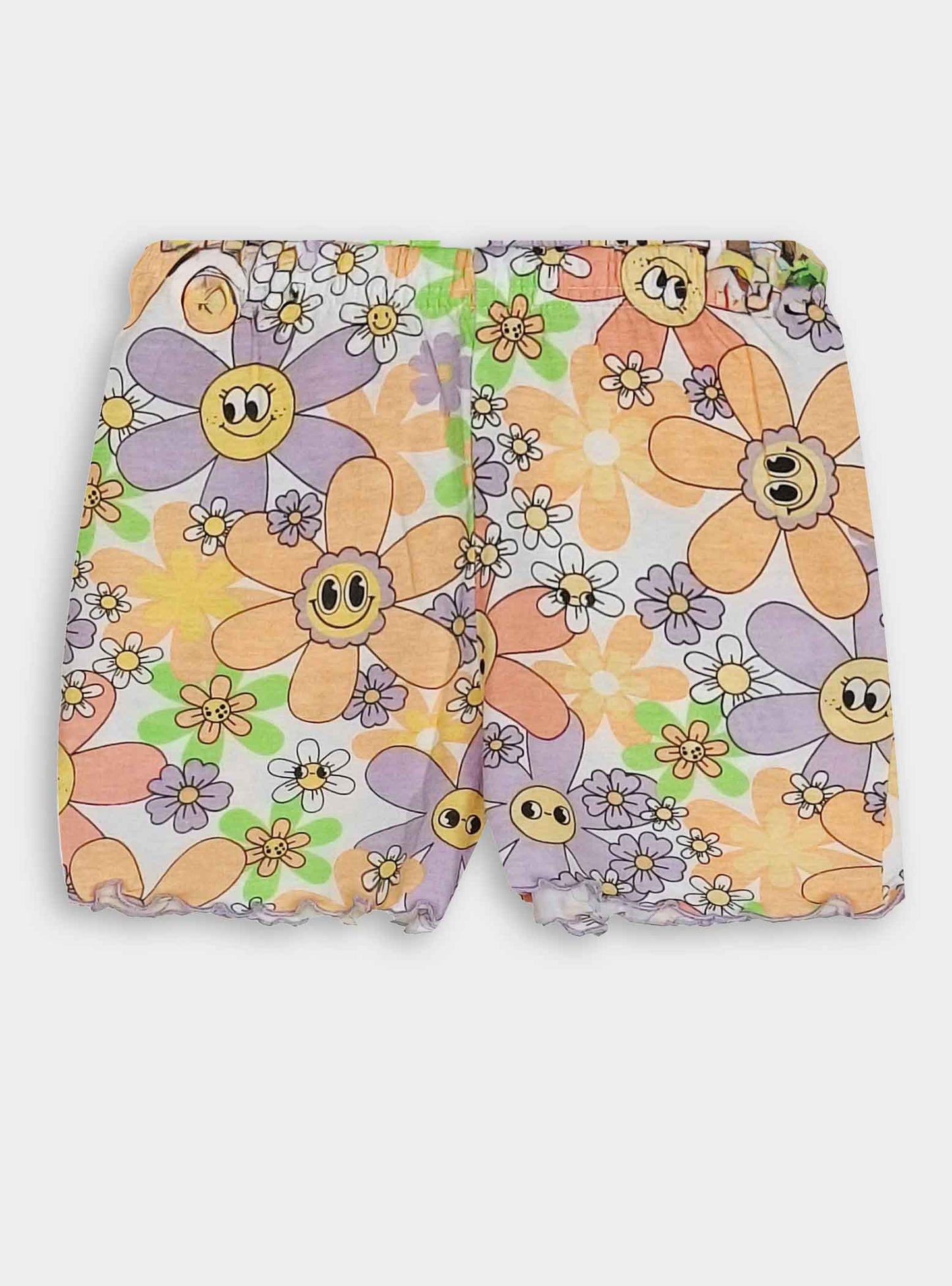 Baby Girls Printed Shorty Set