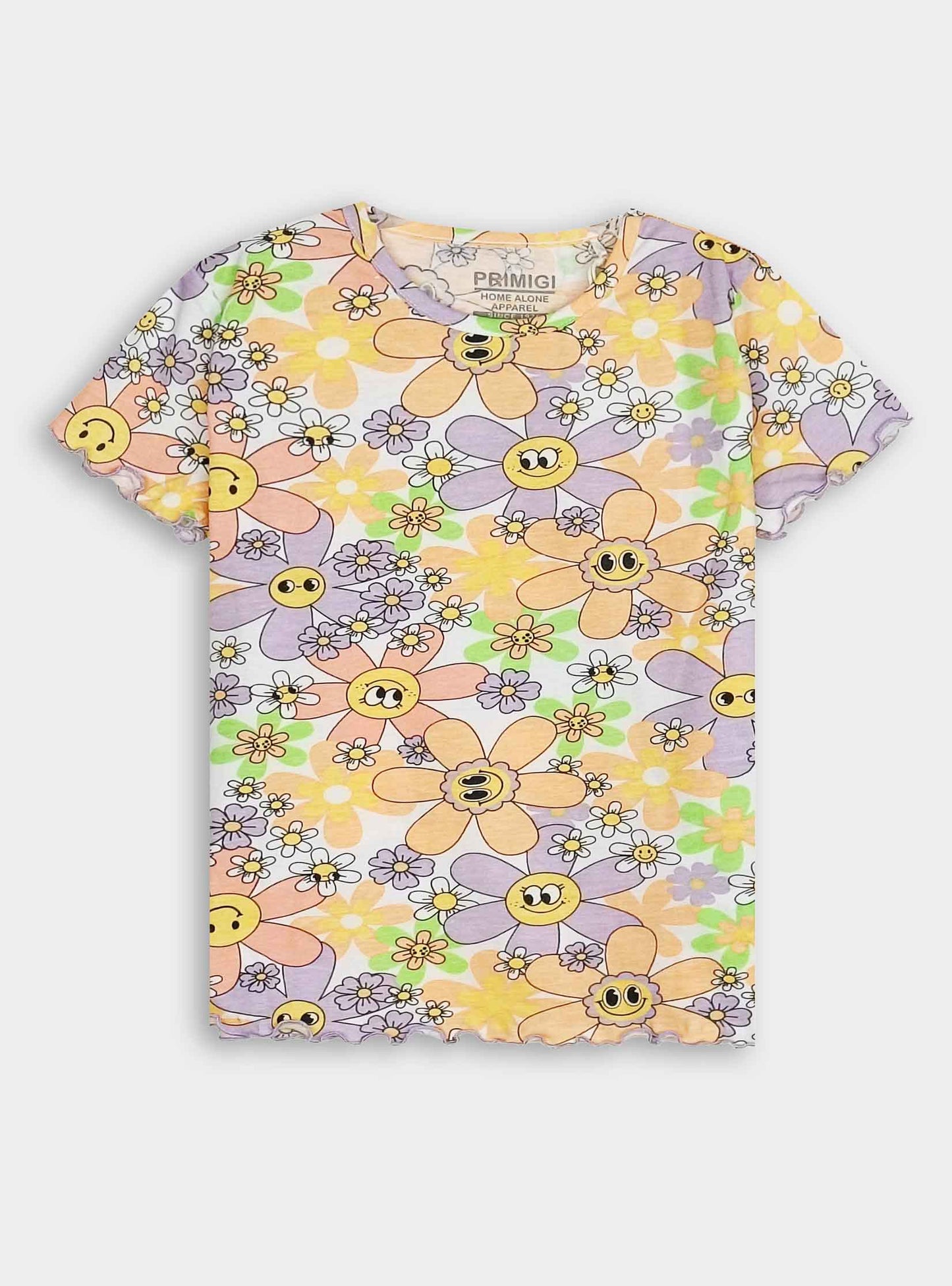 Girls Printed Shorty Set