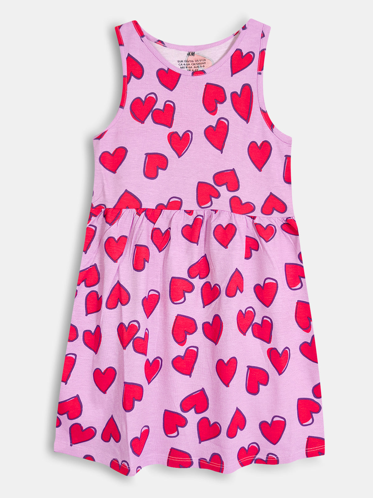 Girls Printed Dress Mixed