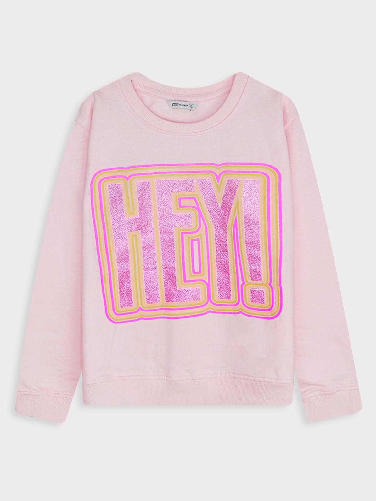 Girls Printed Pullover Sweatshirt