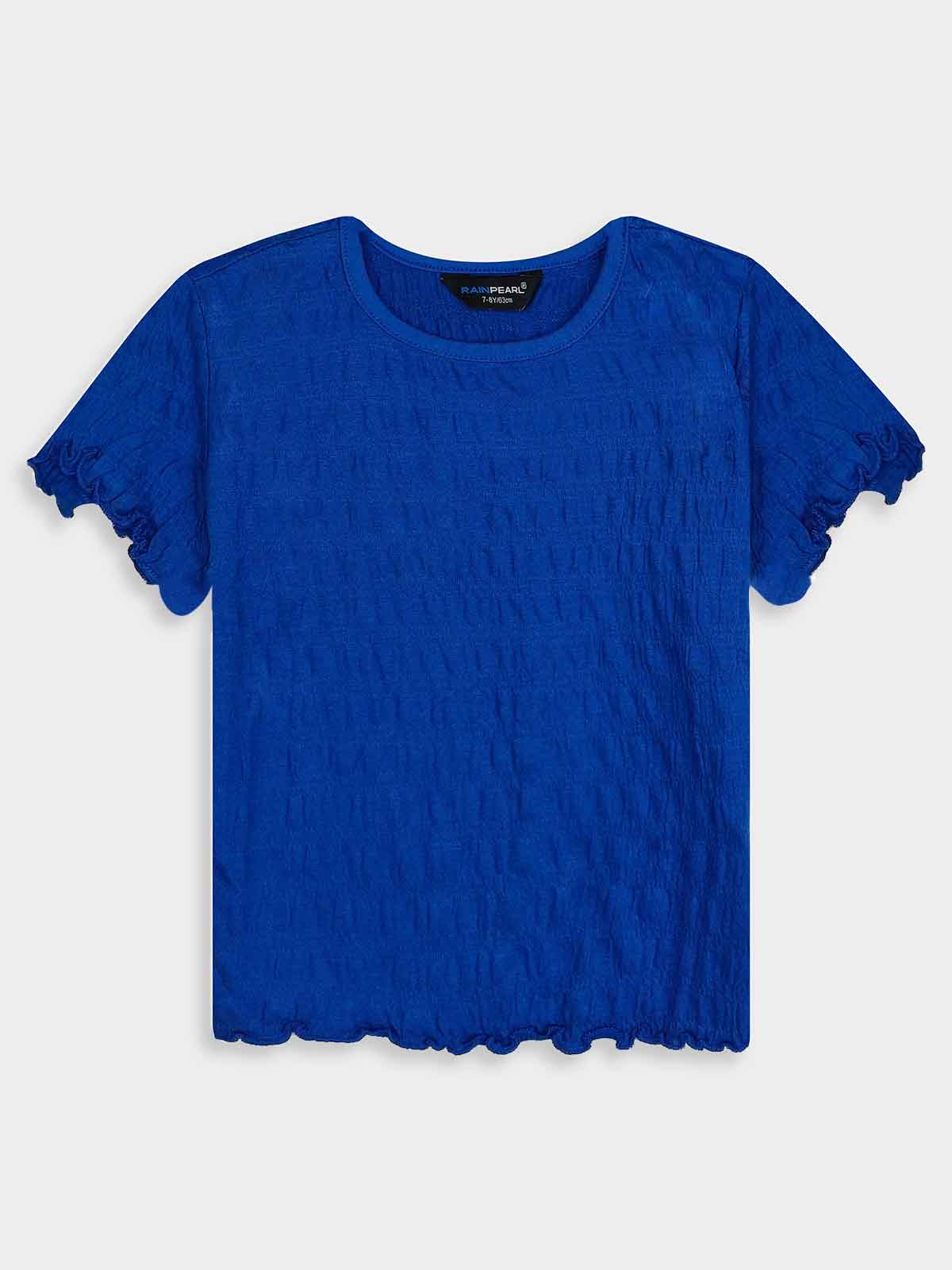 Girls Smocked Blue Top