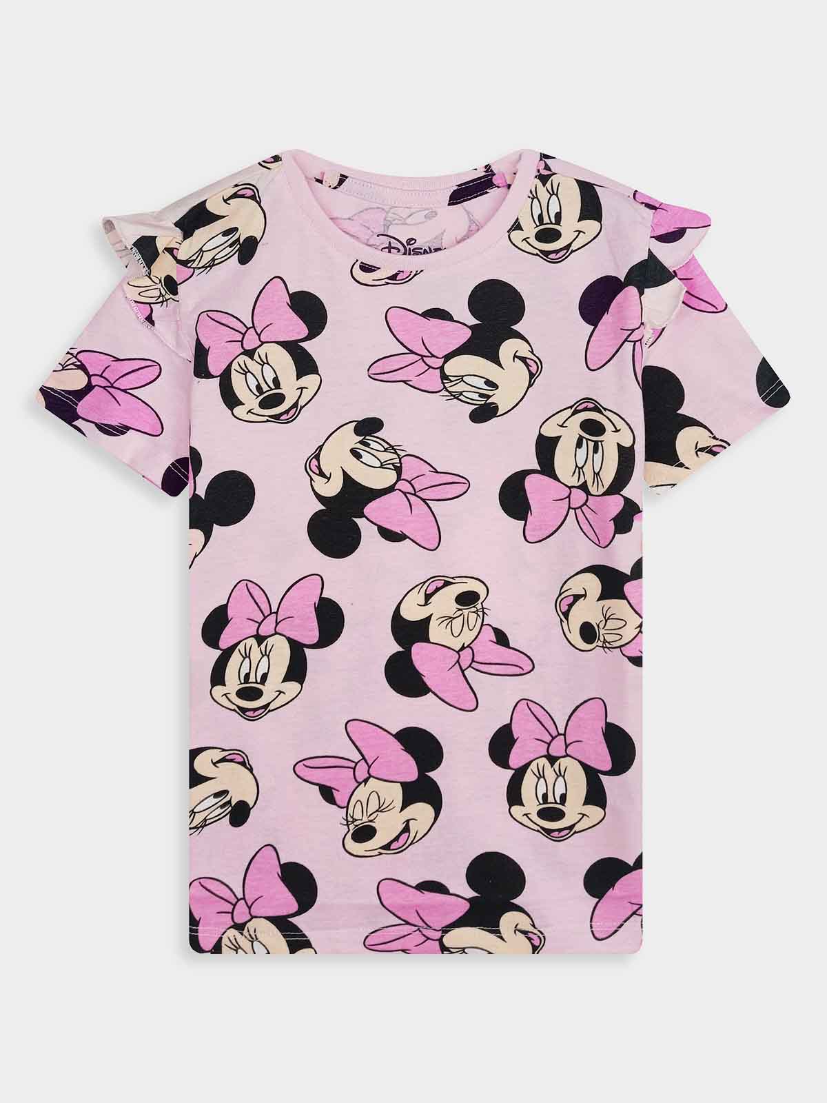 Girls Pink AOP T-Shirt