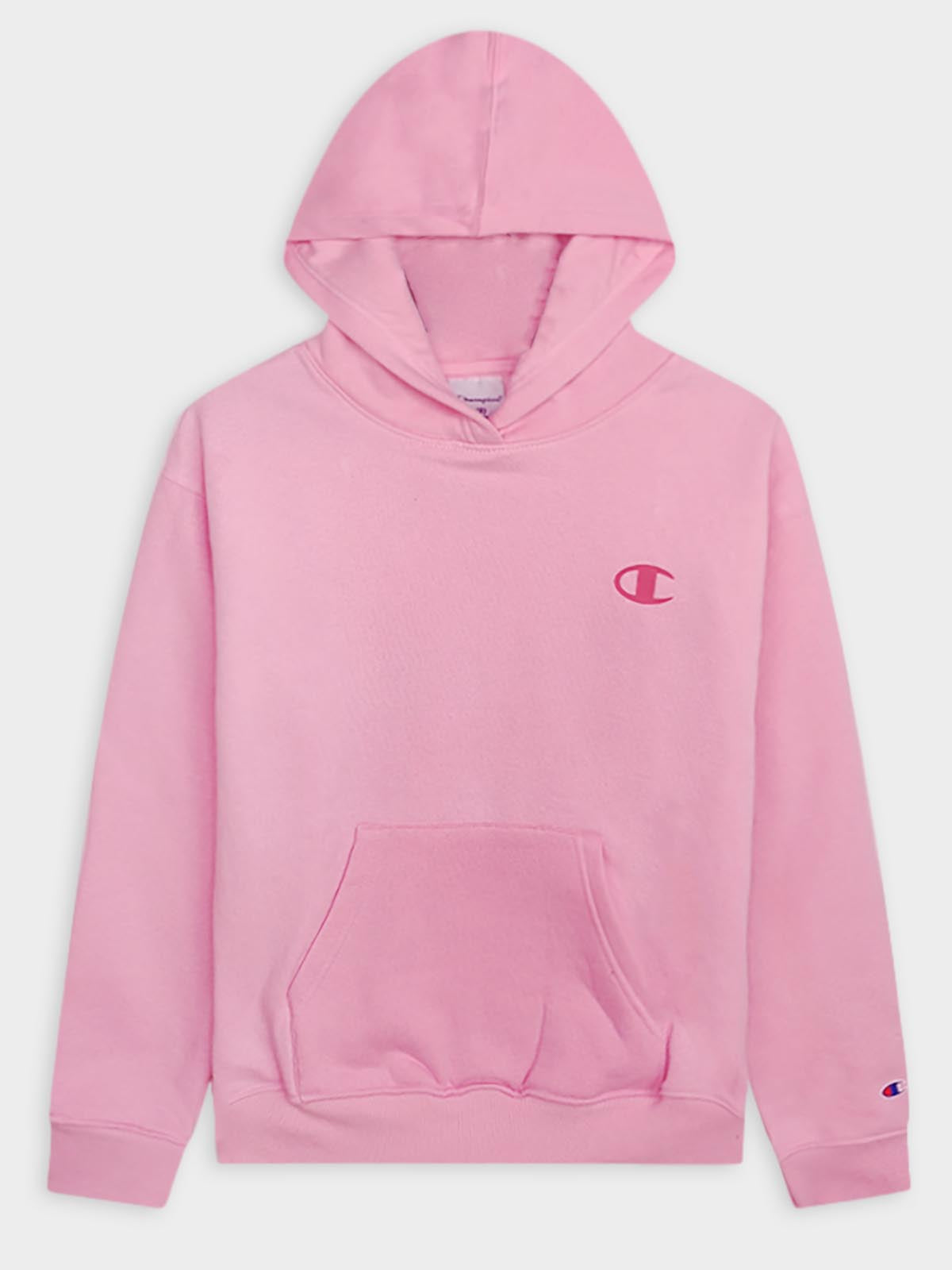 Older Girls Hooded Pullover Pink Jogging Set