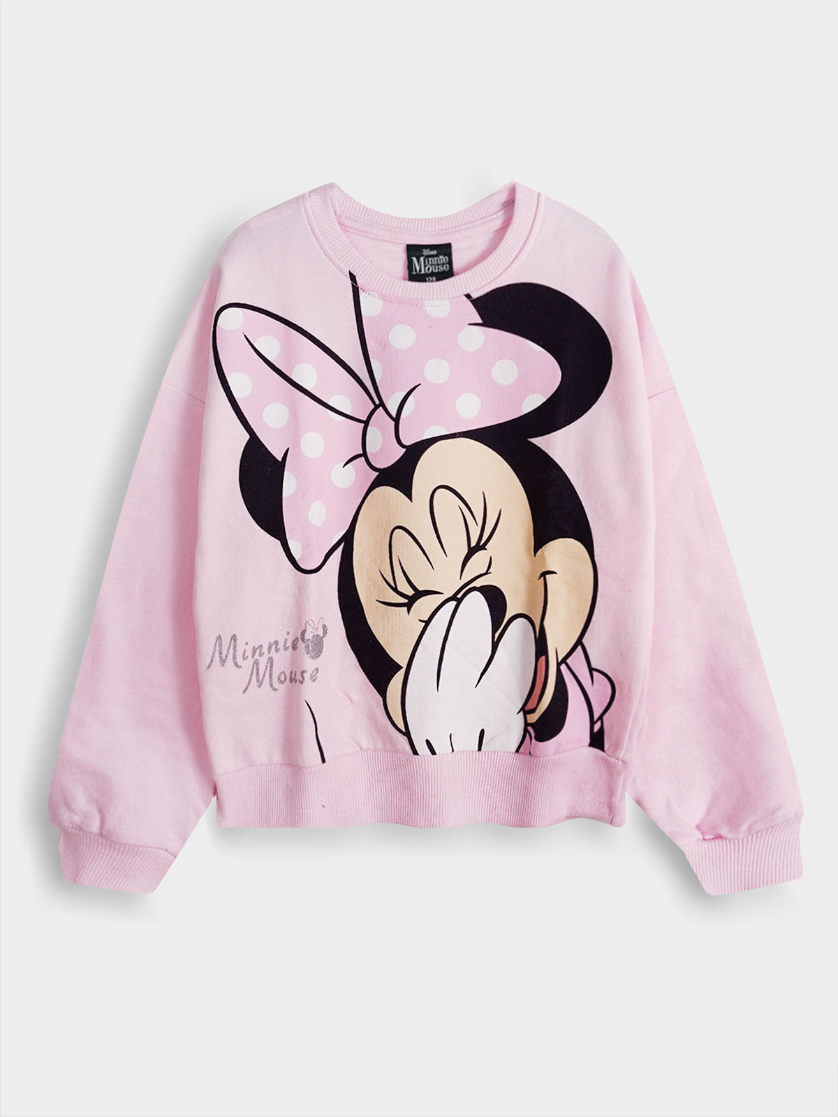 Girls Printed Fleece Pullover Sweatshirt