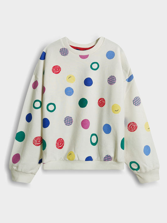Girls French Terry Pullover Sweatshirt