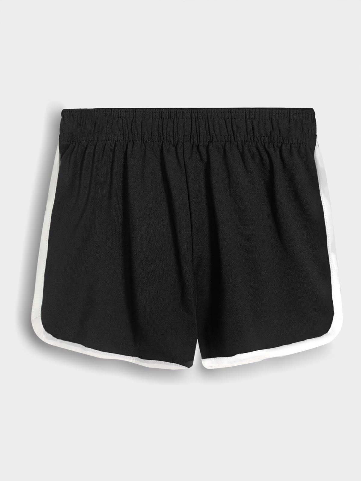 Girls Dry-Fit Stretch Black Shorts