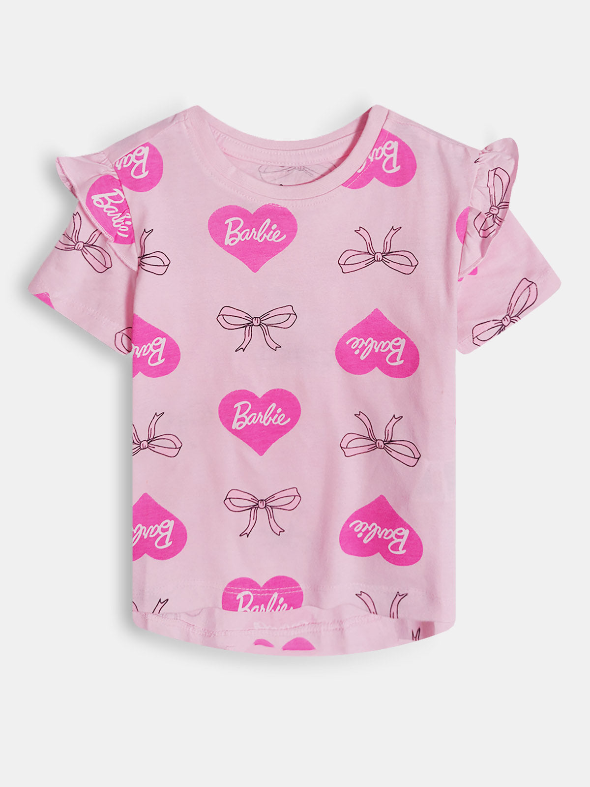 Girls Pink AOP T-Shirt