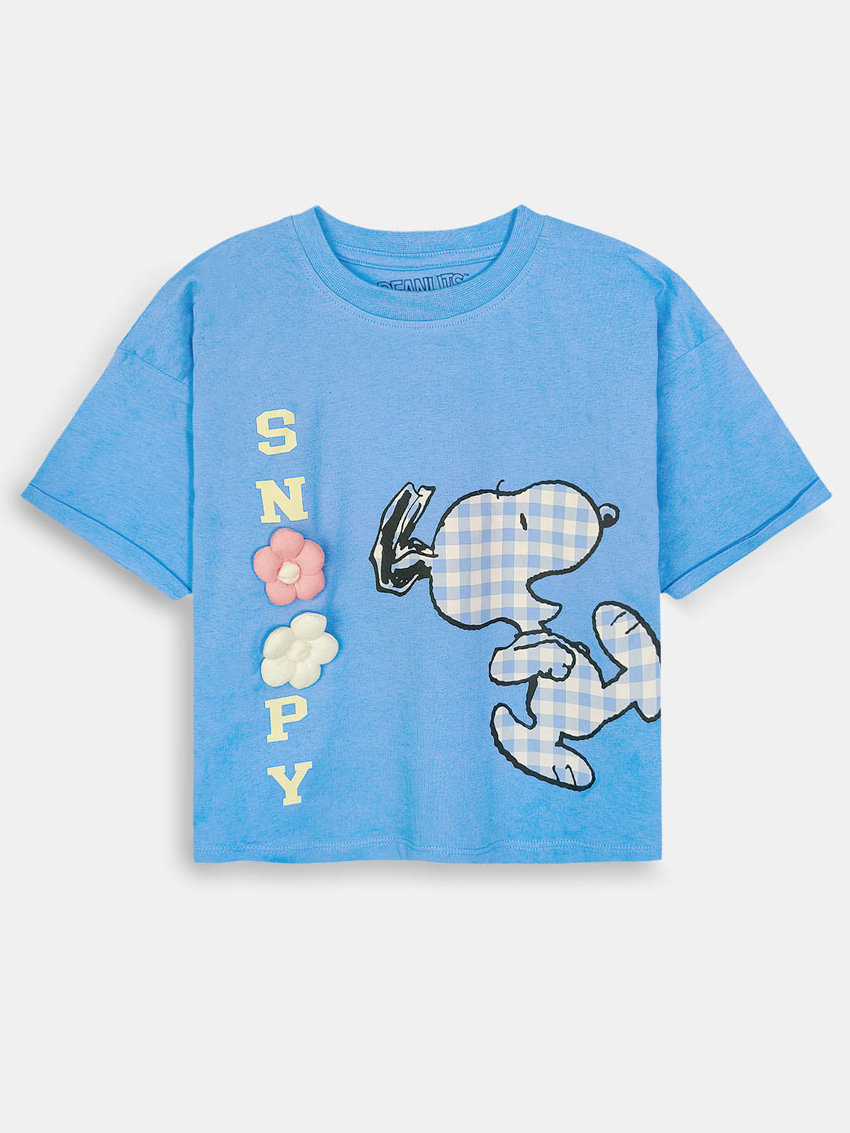 Girls Printed Crop Top