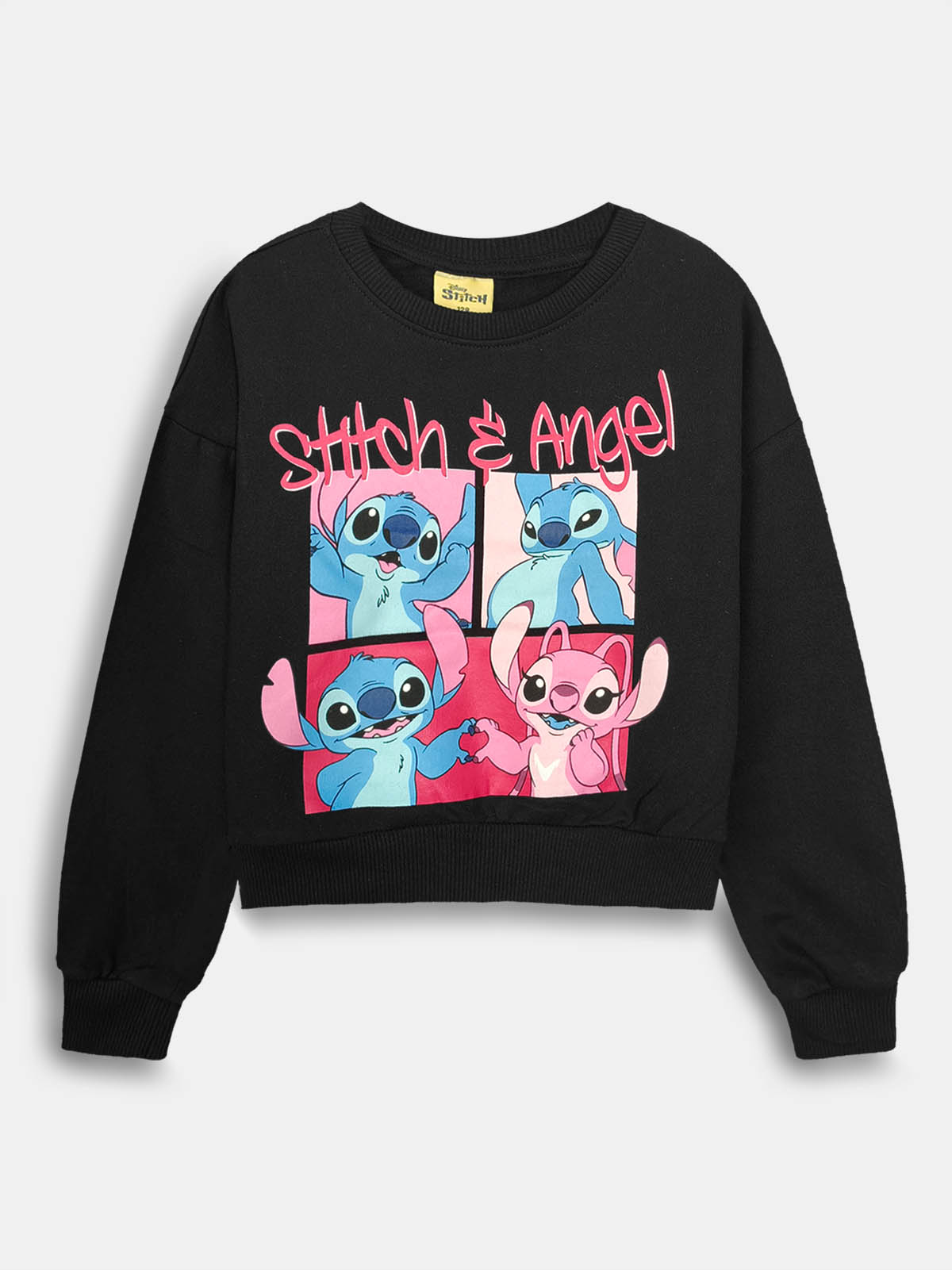 Girls Printed Brushed Pullover