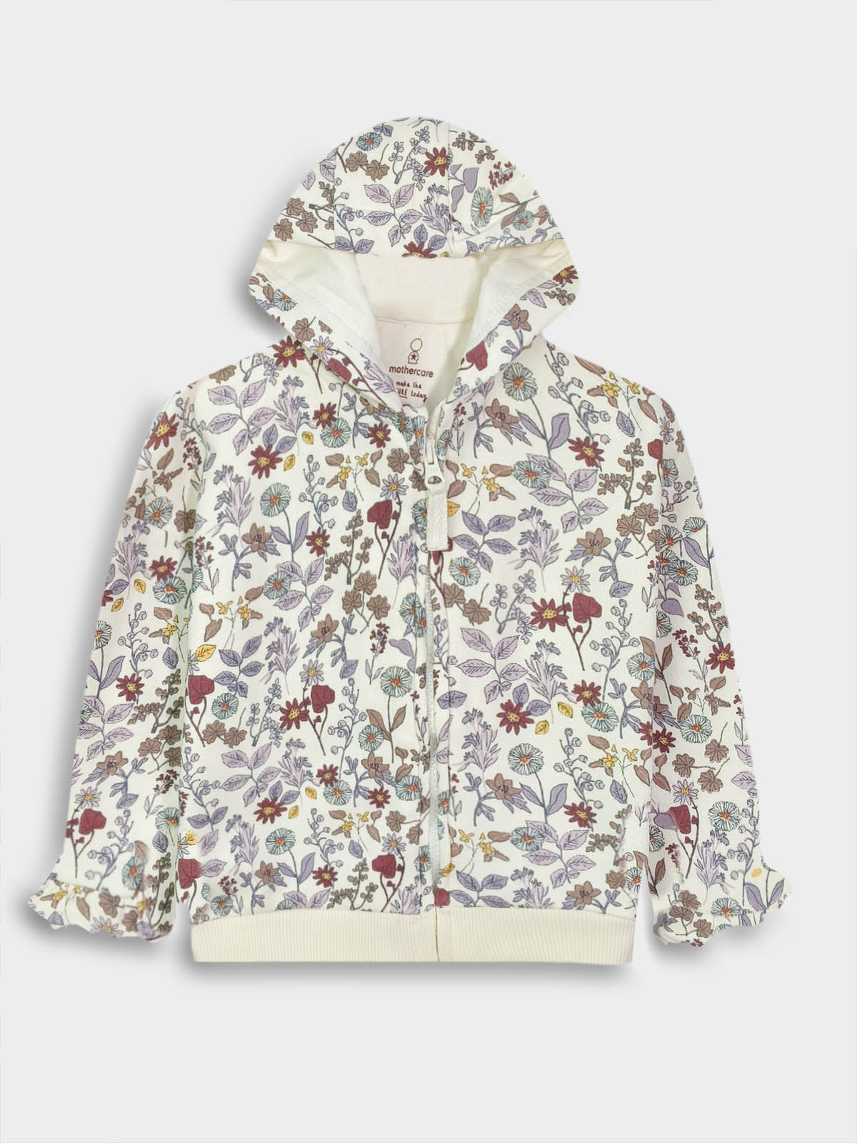 Baby Girls Hooded Sweatshirt With T-Shirt