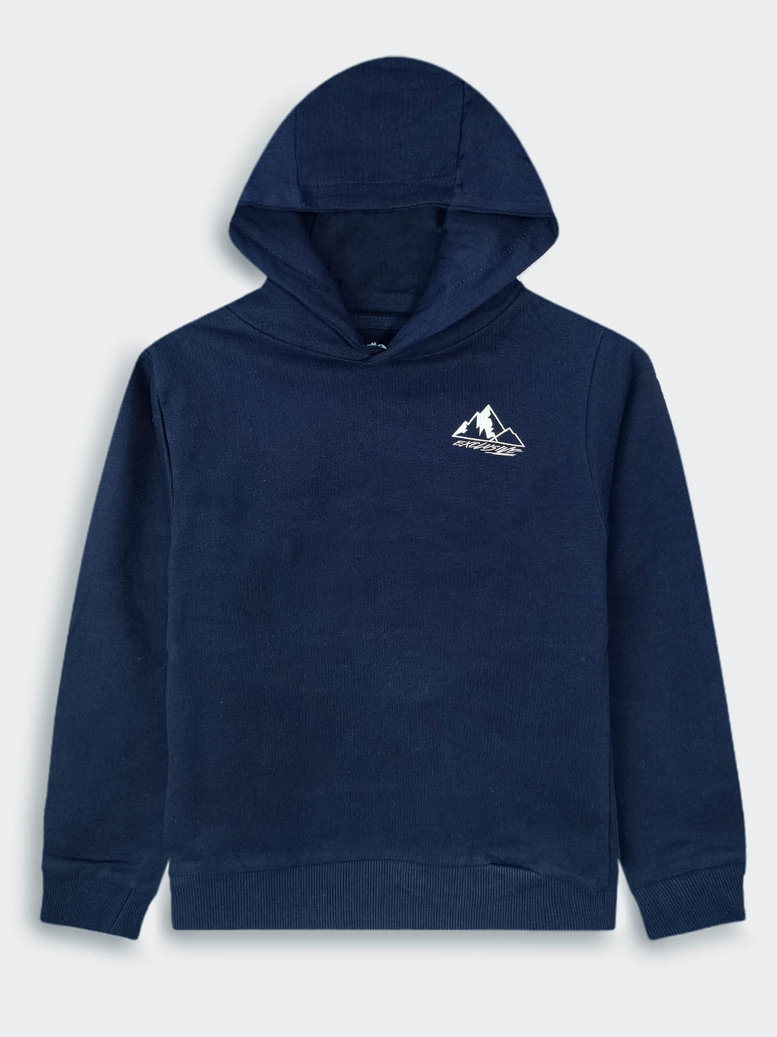 Boys Hooded Pullover Navy Sweatshirt