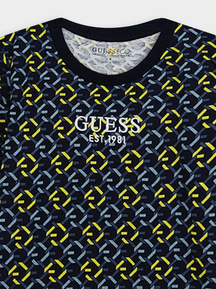 Boys Navy AOP T-Shirt