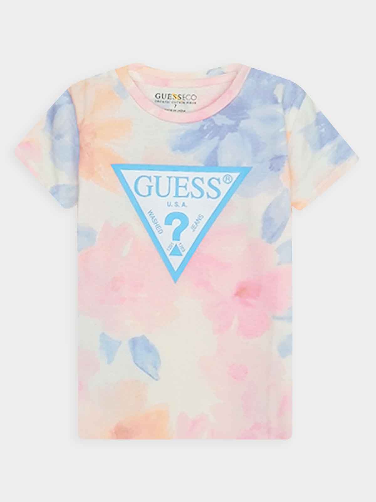 Girls Pink Printed T-Shirt