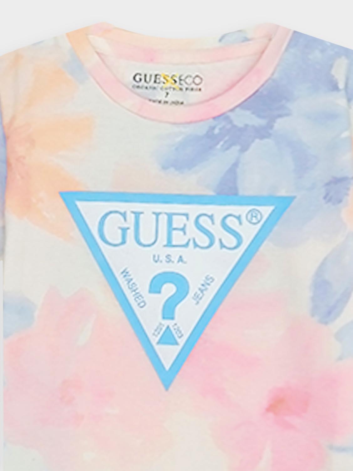 Girls Pink Printed T-Shirt