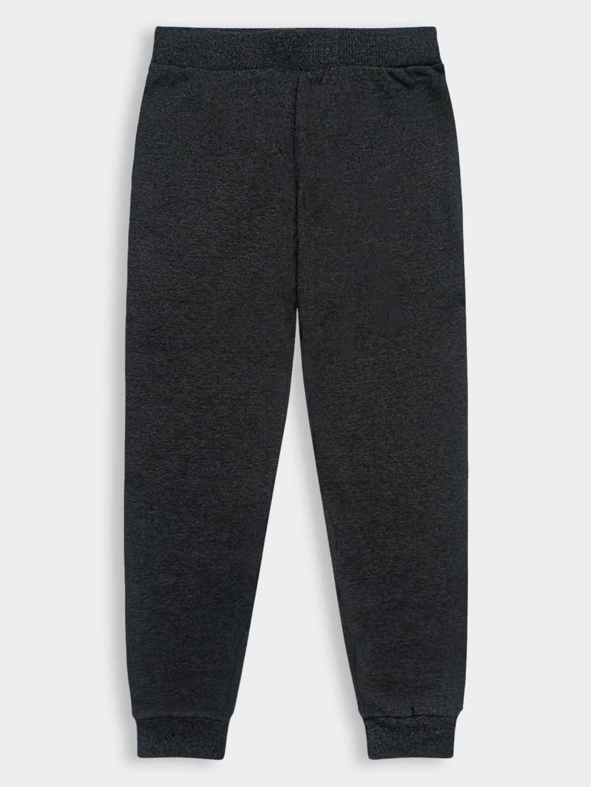Boys Fleece Charcoal Jogger