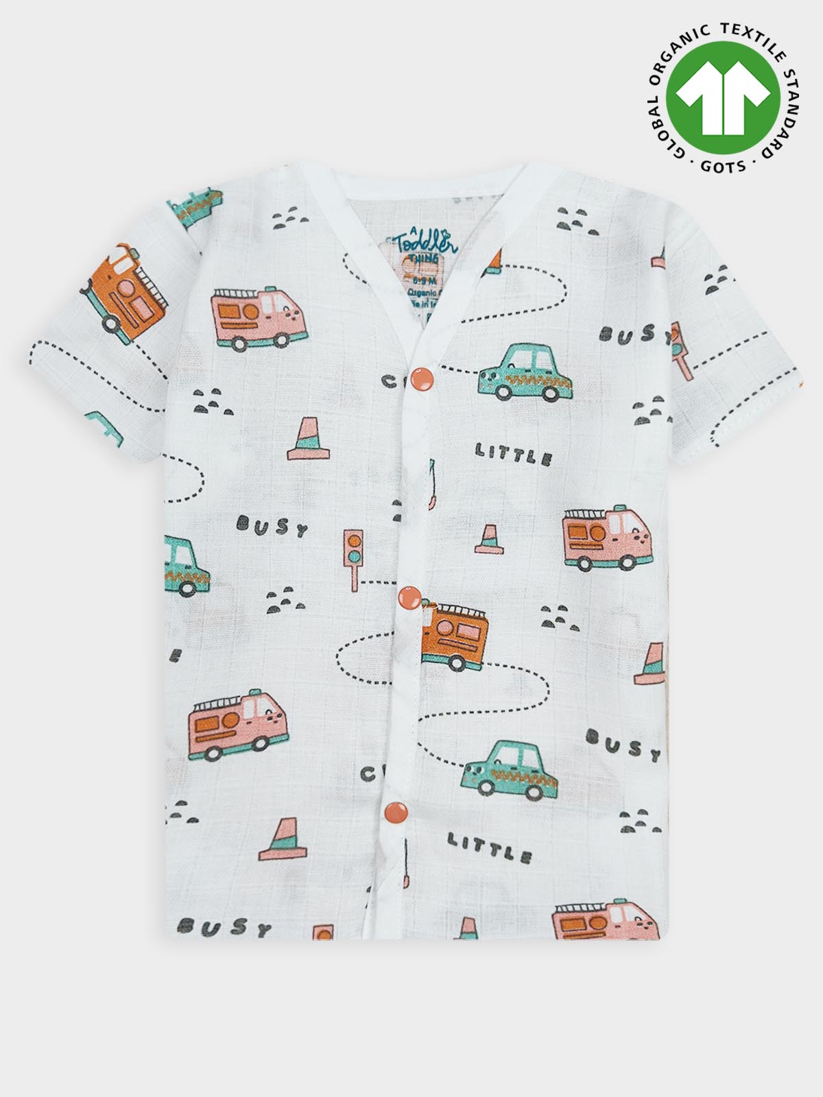 Kids Muslin Printed Pyjama Set