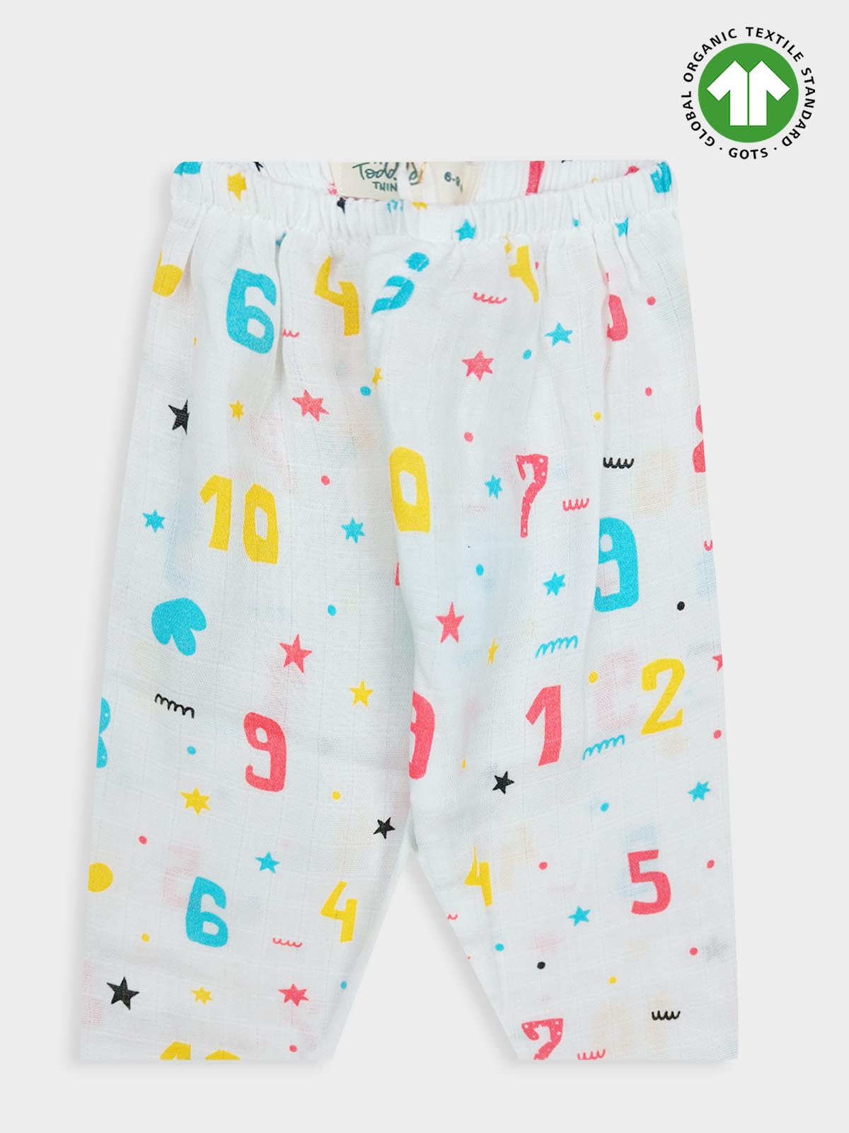 Kids Muslin Printed Pyjama Set