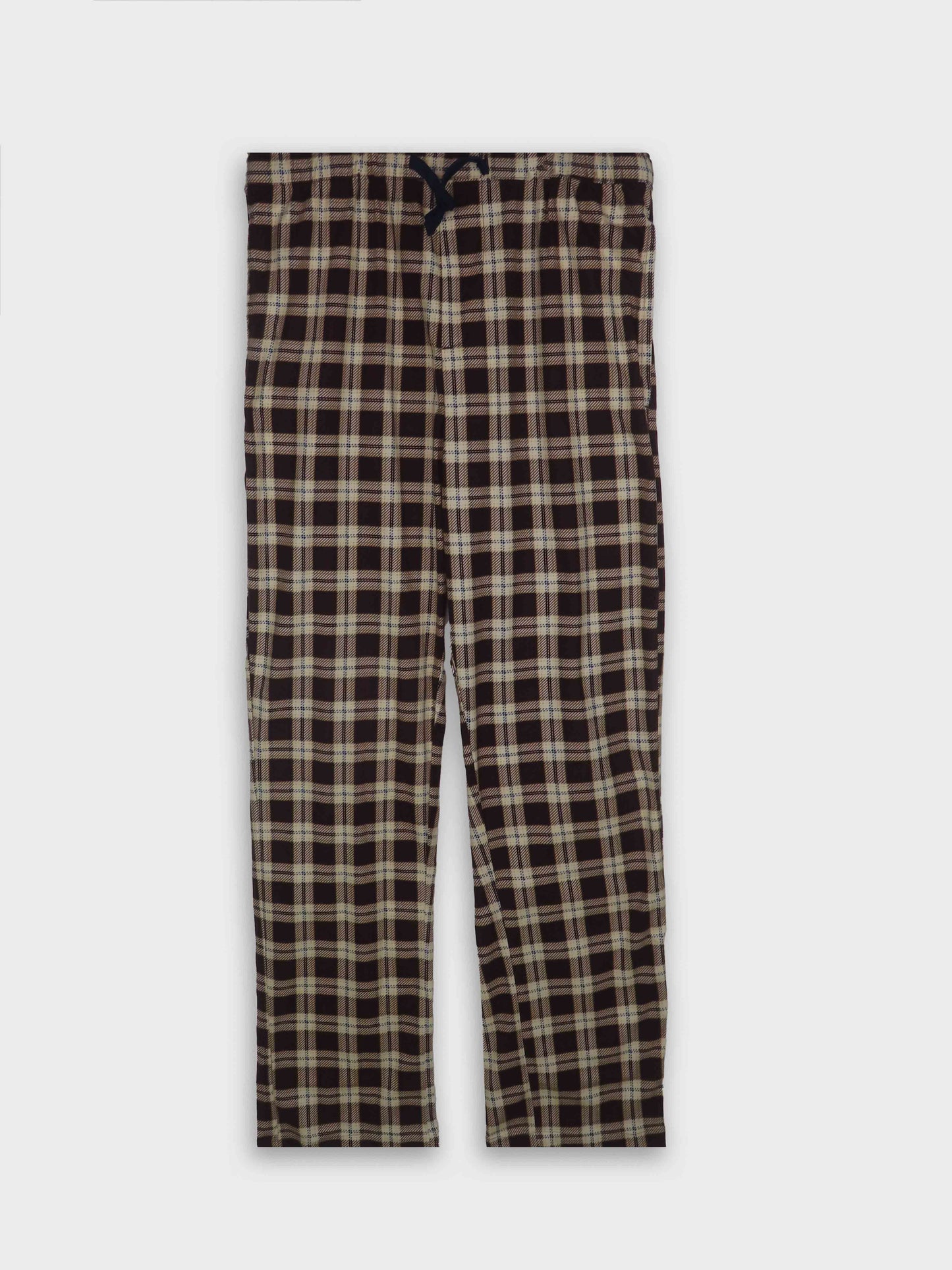 Mens Winter Pyjama Set Navy-Maroon