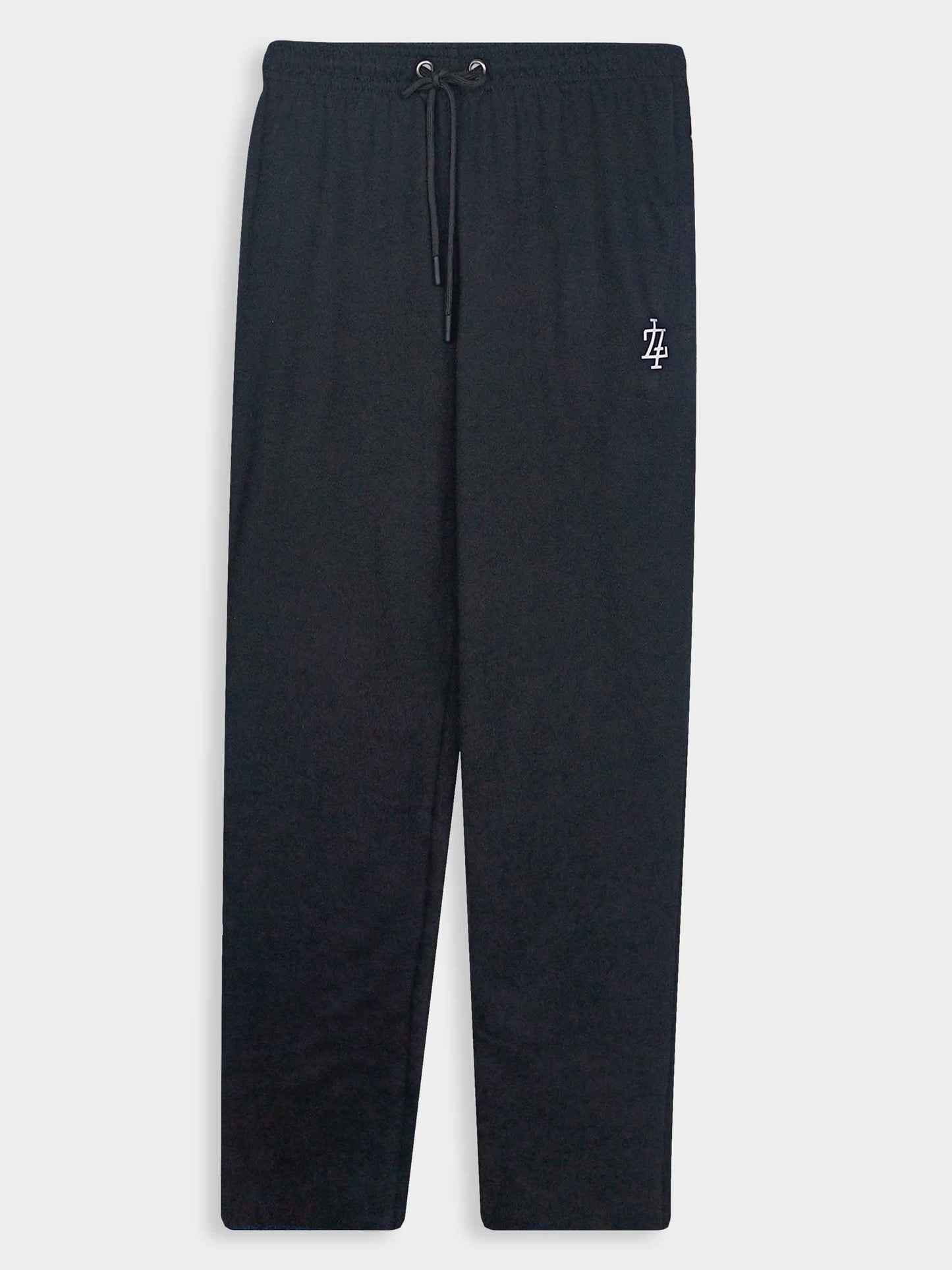 Mens French Terry Black Track Pant