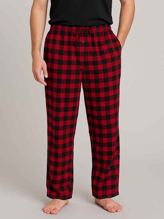 Mens Woven Flannel Pants