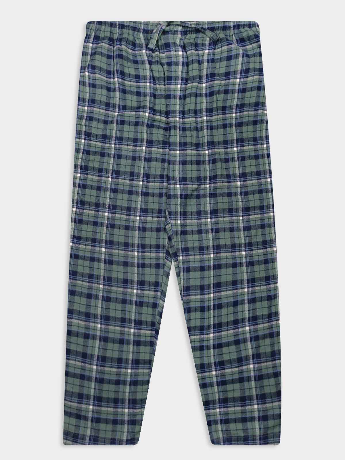 Mens Woven Flannel Pants