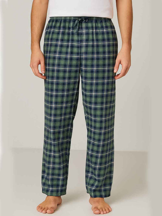 Mens Woven Flannel Pants