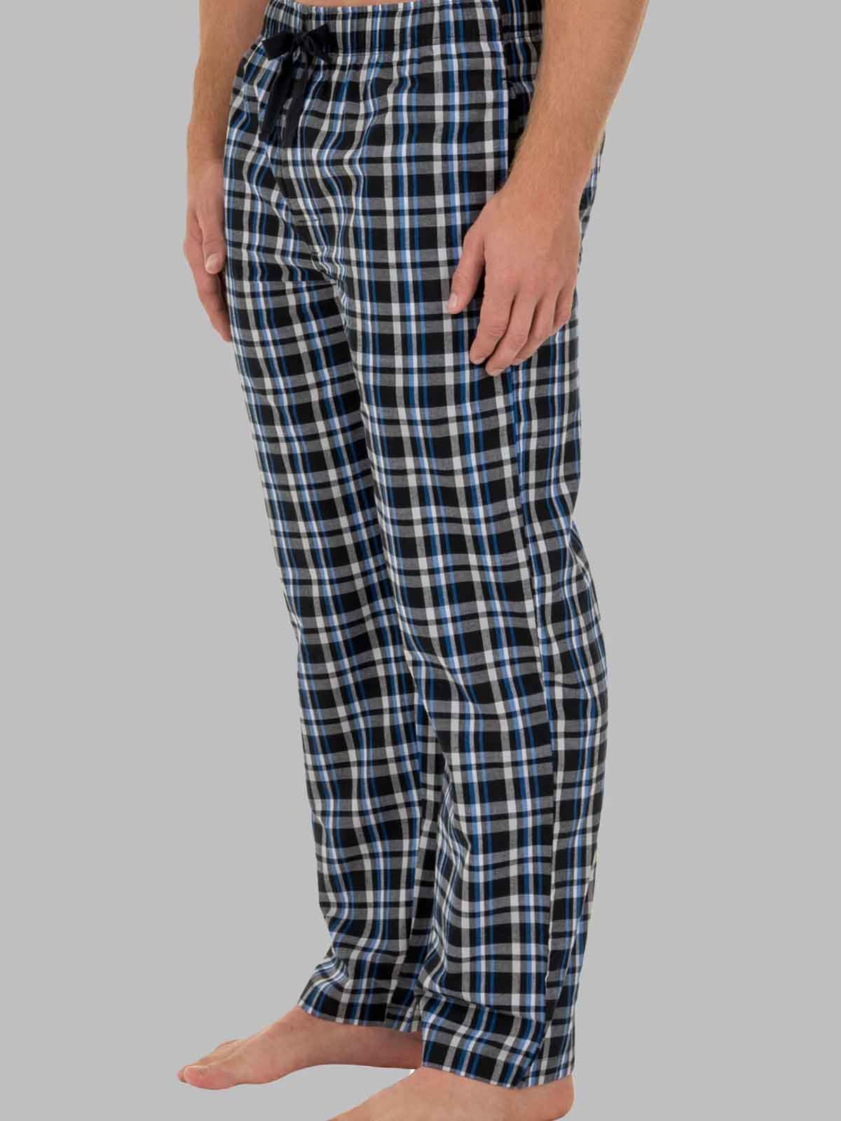 Mens Woven Flannel Pants