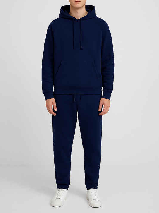 Men's French Terry Navy Jogging Set