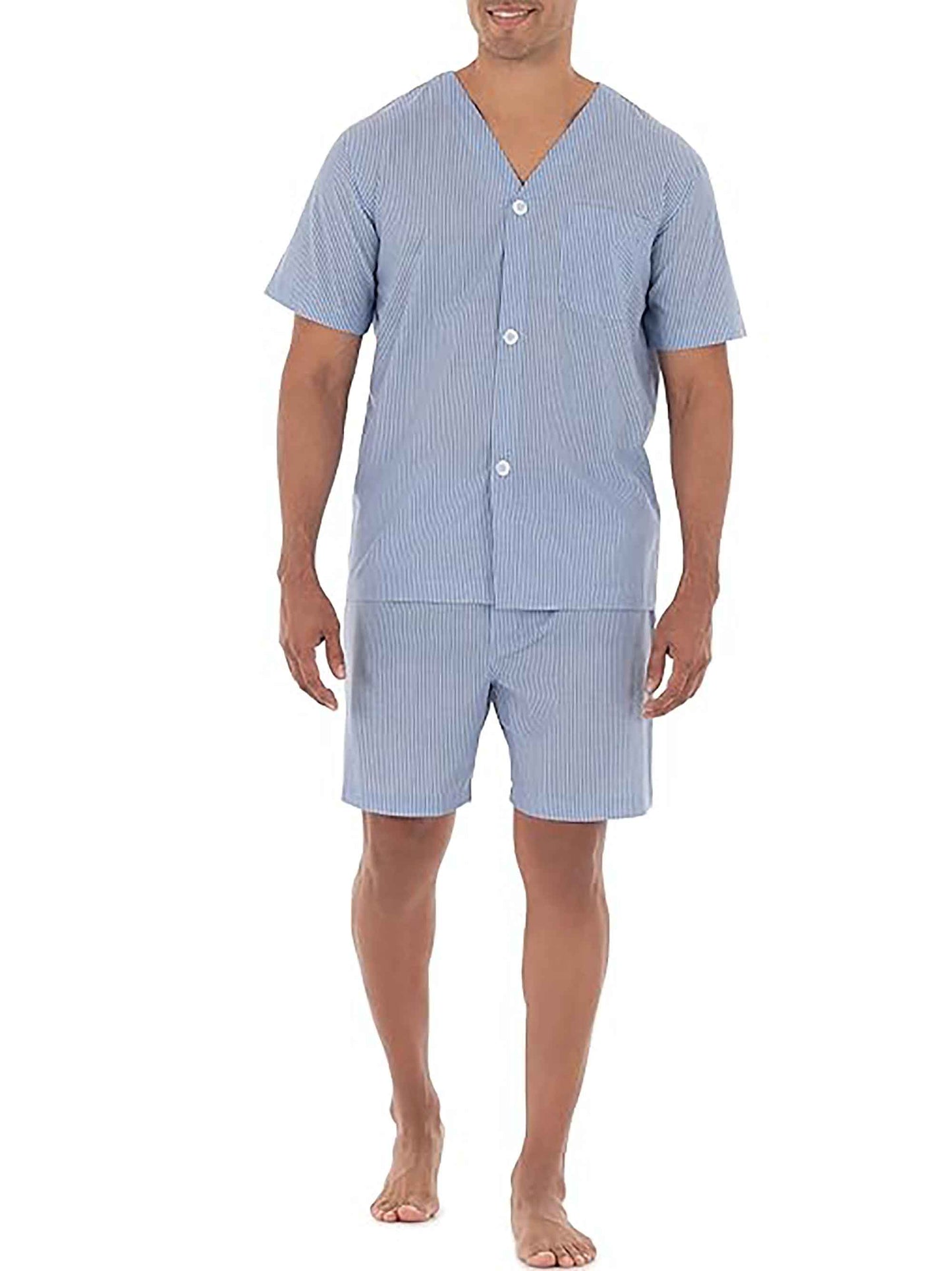 Mens Woven Shorty Set