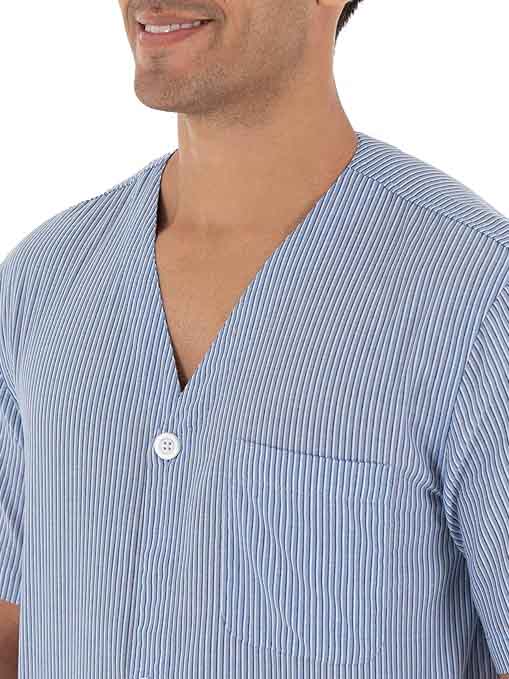 Mens Woven Shorty Set