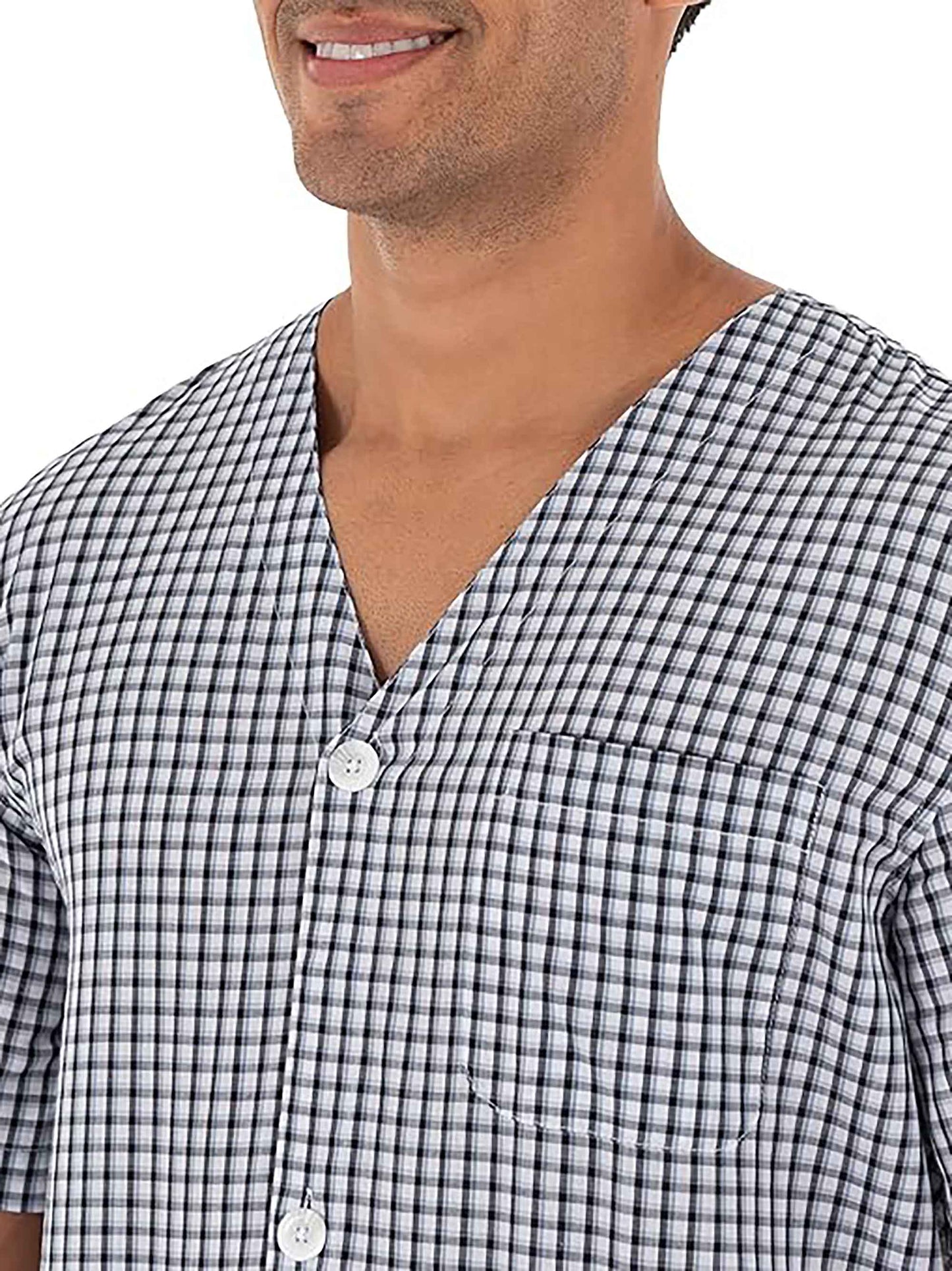 Mens Woven Shorty Set