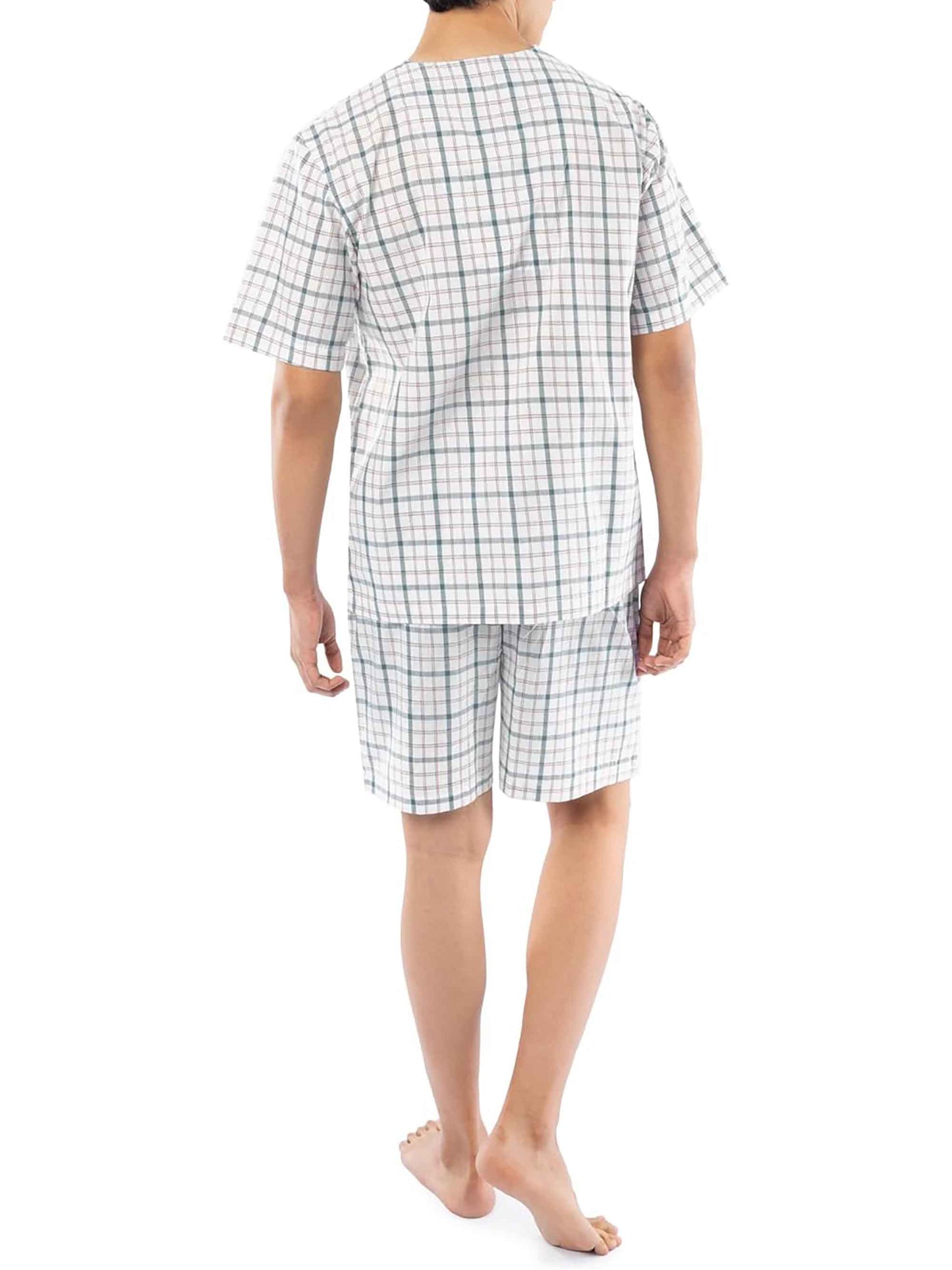 Mens Woven Shorty Set