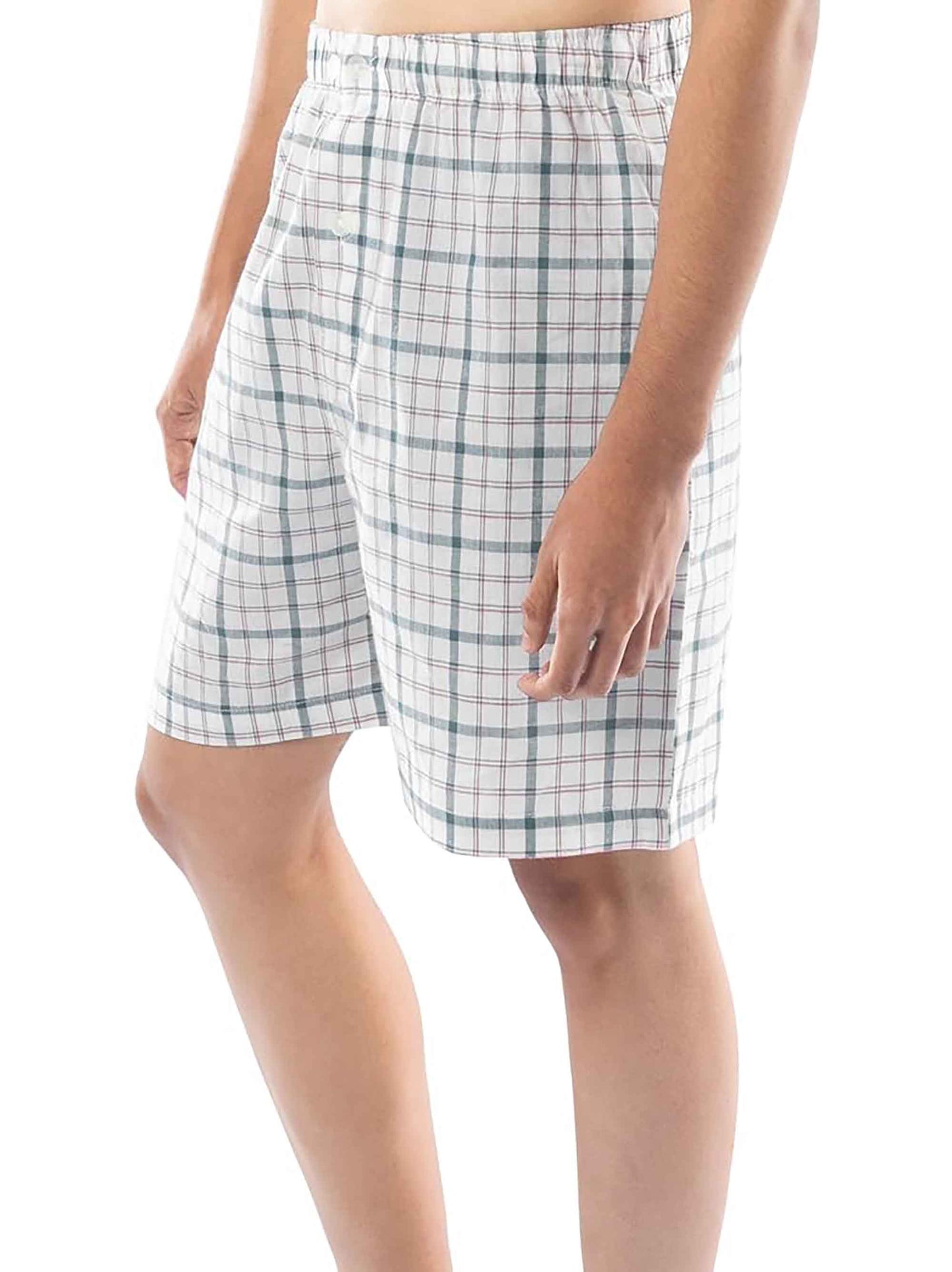 Mens Woven Shorty Set