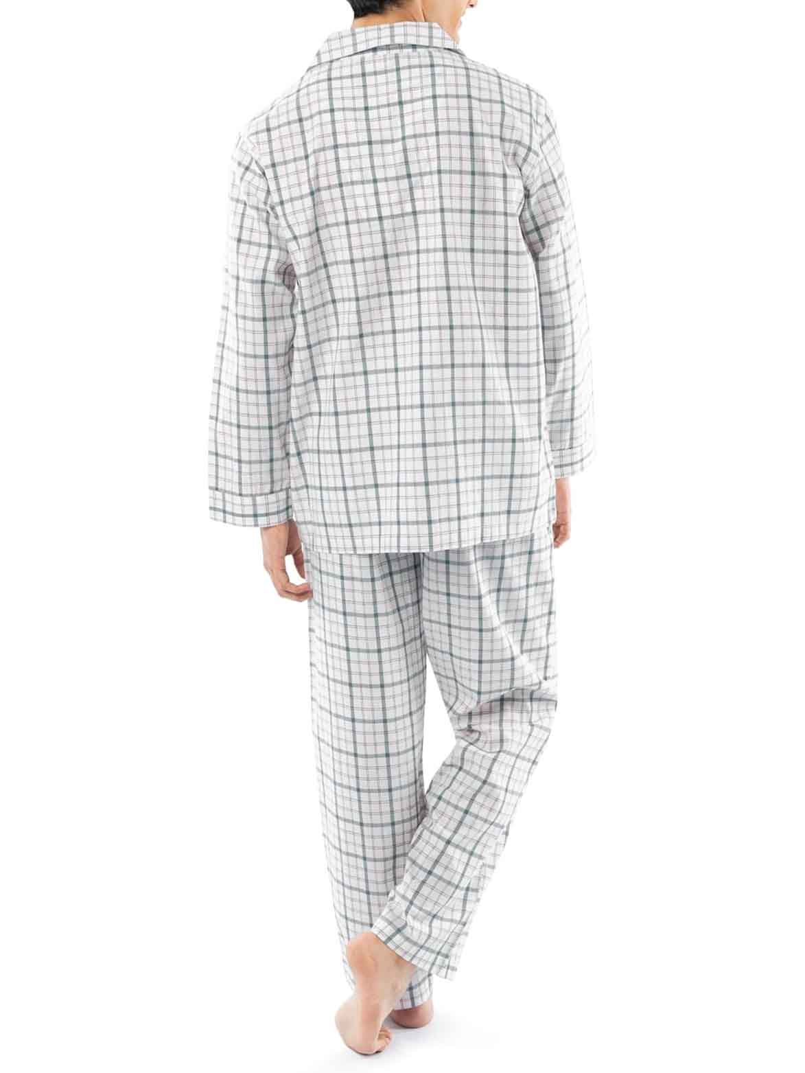 Mens Woven Collar Pyjama Set