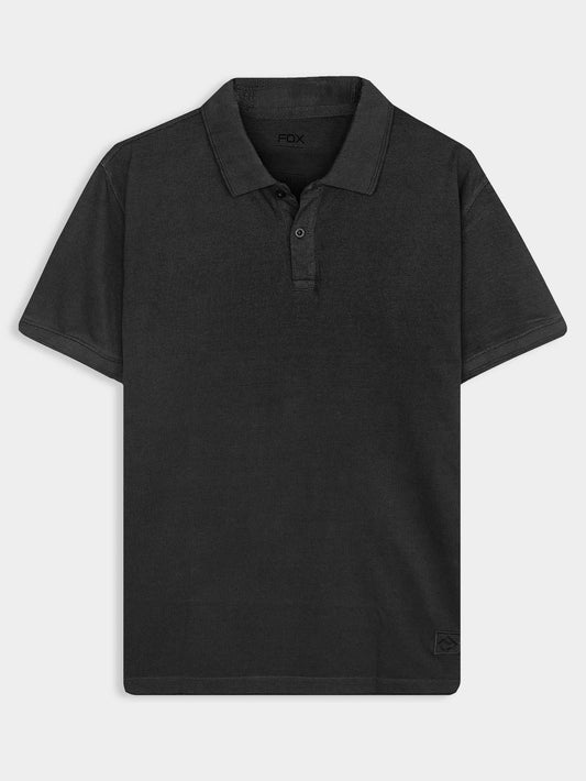 Mens Grey Collar T-Shirt