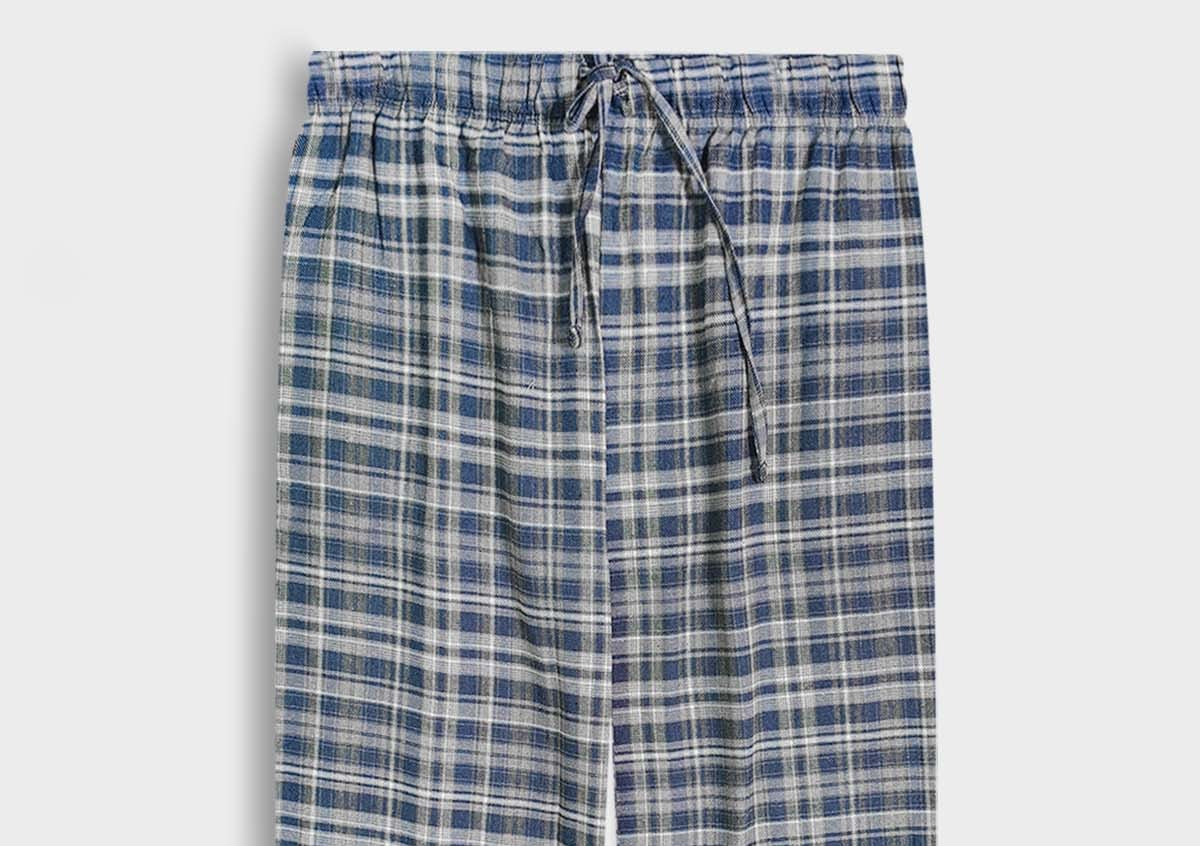 Mens Woven Flannel Pants