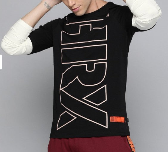 Mens Long Sleeve Printed T-Shirt