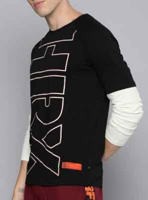 Mens Long Sleeve Printed T-Shirt