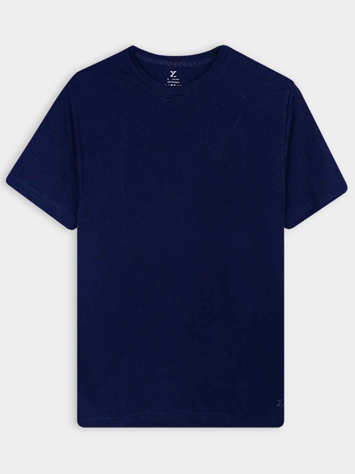 Mens Crew Neck Navy T-Shirt
