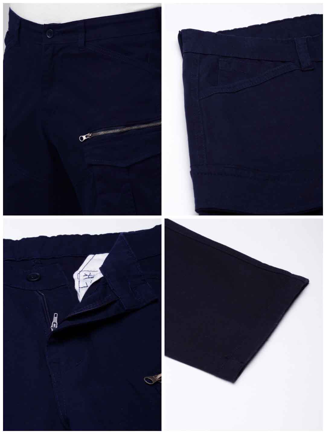 Mens Woven Navy Cargo Pant