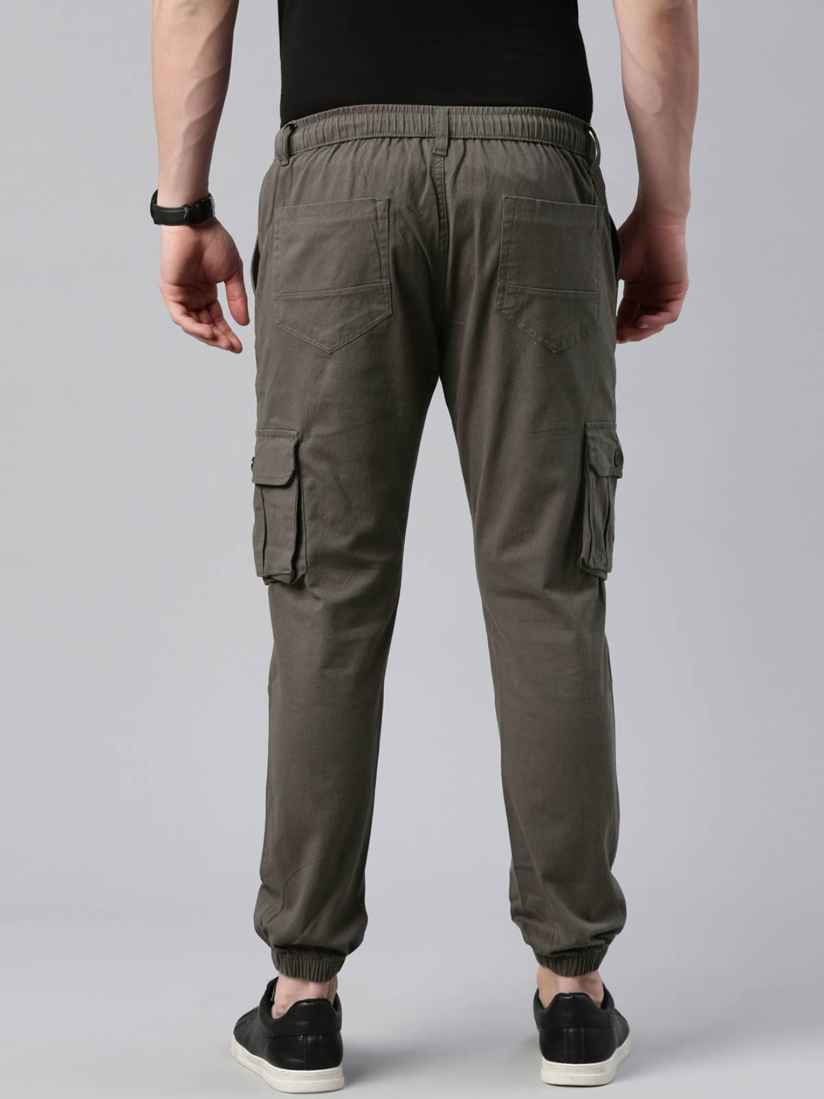 Mens Dark Olive Cargo Pant